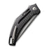 GUNMANSA Knife WEKNIFE Speedliner Flipper Knife Carbon Fiber Handle (3.39" CPM 20CV Blade) WE22045B-1