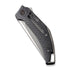 GUNMANSA Knife WEKNIFE Speedliner Flipper Knife Carbon Fiber Handle (3.39" CPM 20CV Blade) WE22045B-1