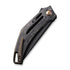 GUNMANSA Knife WEKNIFE Speedliner Flipper Knife Carbon Fiber Handle (3.39" CPM 20CV Blade) WE22045B-2
