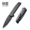 GUNMANSA Knife WEKNIFE Speedster Flipper Knife Titanium Handle (3.47" CPM 20CV Blade) WE21021B-2