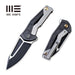 GUNMANSA Knife WEKNIFE Sugga Flipper Knife Titanium & Carbon Fiber Handle (3.55" CPM S35VN Blade) 915B