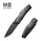 GUNMANSA Knife WEKNIFE Swordfin Front Flipper & Thumb Stud Knife Carbon Fiber Handle (3.28" CPM 20CV Blade) WE23067-2