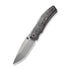 GUNMANSA Knife WEKNIFE Swordfin Front Flipper & Thumb Stud Knife Carbon Fiber Handle (3.28" CPM 20CV Blade) WE23067-3