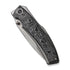 GUNMANSA Knife WEKNIFE Swordfin Front Flipper & Thumb Stud Knife Carbon Fiber Handle (3.28" CPM 20CV Blade) WE23067-3