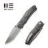 GUNMANSA Knife WEKNIFE Swordfin Front Flipper & Thumb Stud Knife Carbon Fiber Handle (3.28" CPM 20CV Blade) WE23067-3