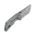 GUNMANSA Knife WEKNIFE Thug Thumb Stud Knife Titanium & Carbon Fiber Handle (2.69" CPM 20CV Blade) 2103C