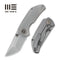 GUNMANSA Knife WEKNIFE Thug Thumb Stud Knife Titanium Handle (2.69" CPM 20CV Blade) 2103B