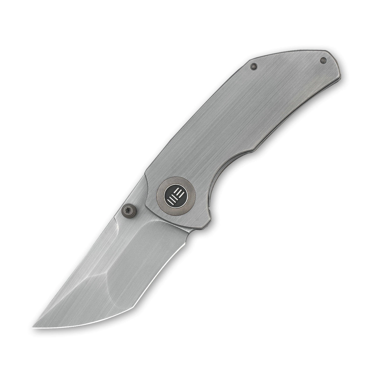 GUNMANSA Knife WEKNIFE Thug Thumb Stud Knife Titanium Handle (2.69" CPM 20CV Blade) 2103B