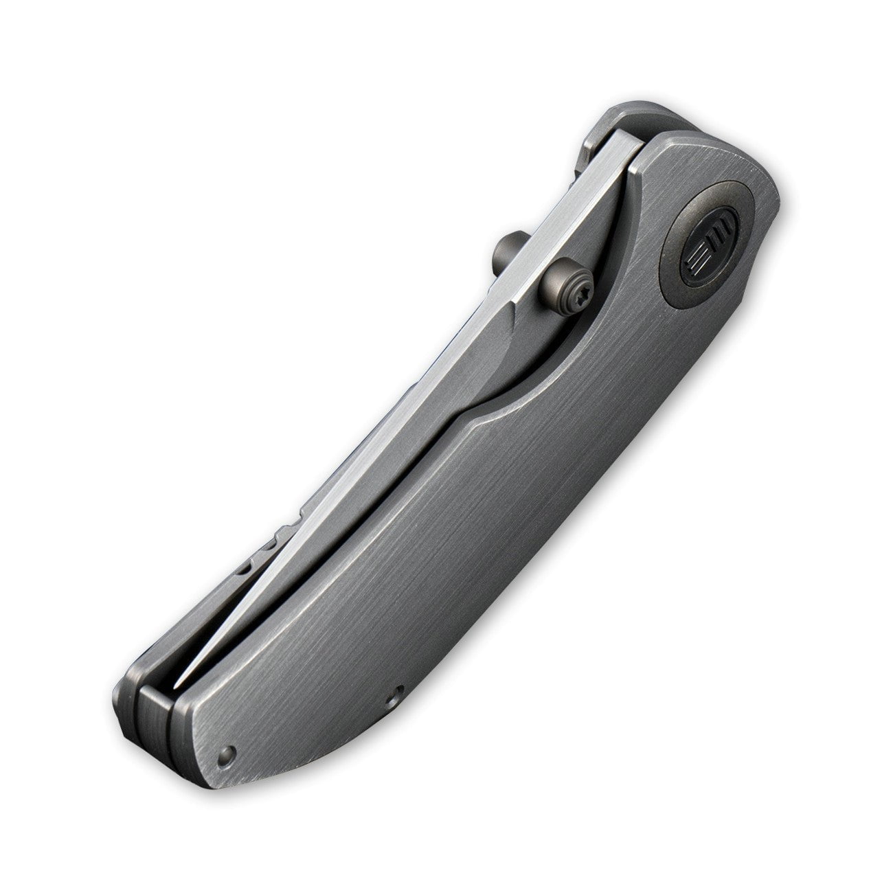 GUNMANSA Knife WEKNIFE Thug Thumb Stud Knife Titanium Handle (2.69" CPM 20CV Blade) 2103B