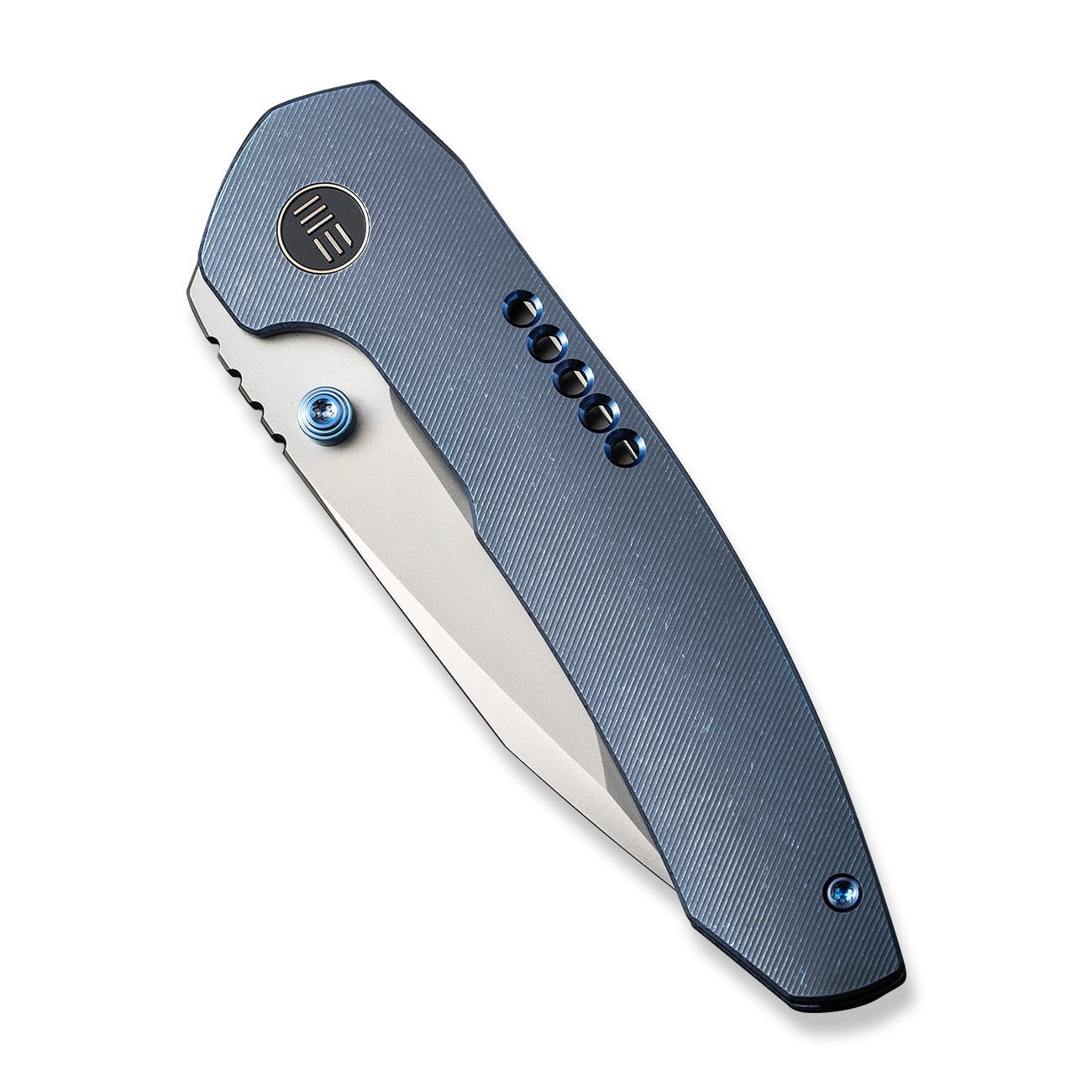 GUNMANSA Knife WEKNIFE Trogon Thumb Stud Knife Titanium Handle (3.2" CPM 20CV Blade) WE22002B-1