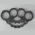 GUNMANSA Knuckle duster silver gun pattern- 4203
