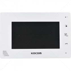 GUNMANSA Kocom 4wire 7 Col Handsfree Monitor - White Part No: CC03-13