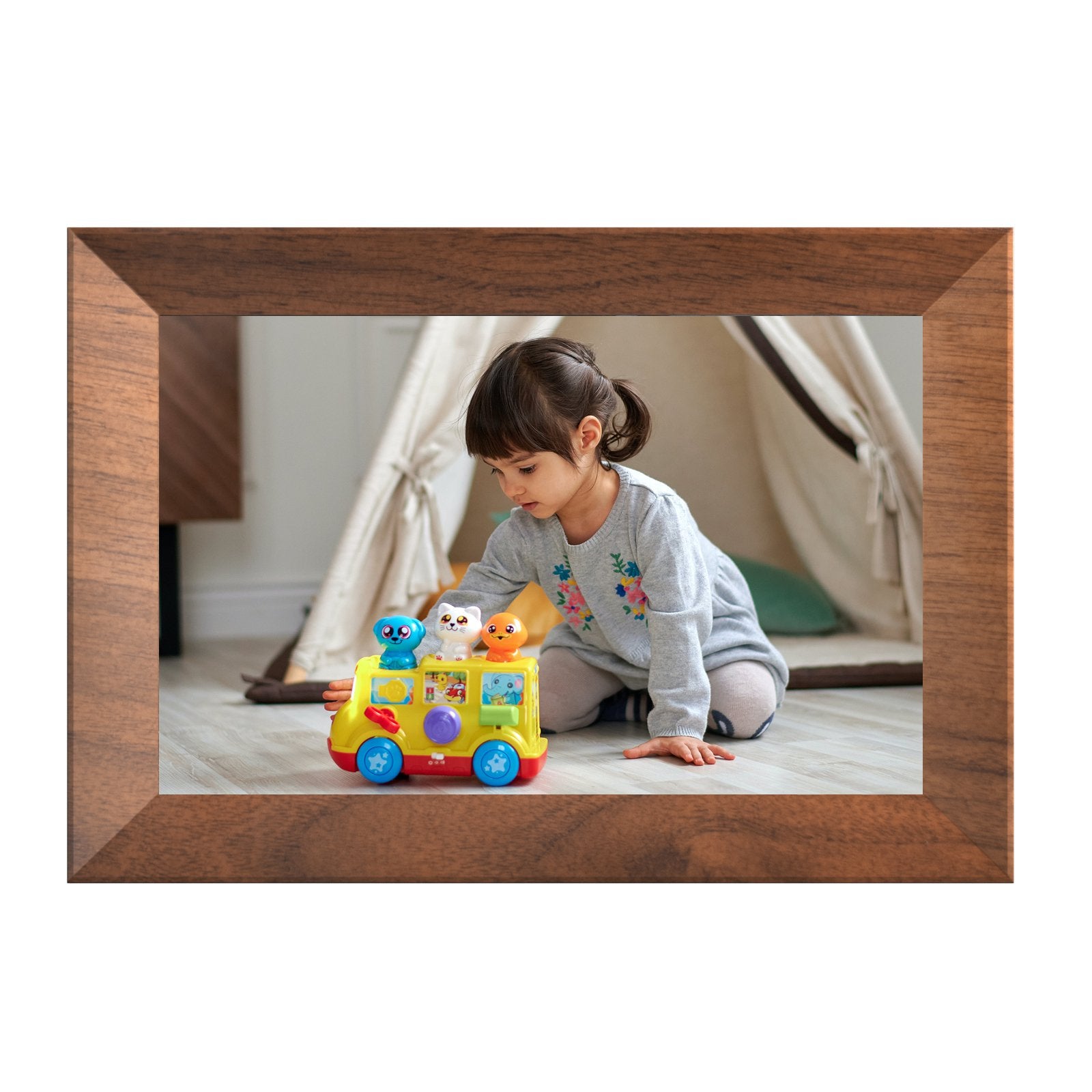 GUNMANSA KODAK CF102P BURLYWOOD 10.1 inch HD 1280x800 IPS 1+32GB plastic Frame,Wifi digital Photo Frame (Burlywood)