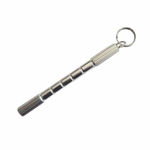 GUNMANSA Kubaton Keyring silver-4431SR