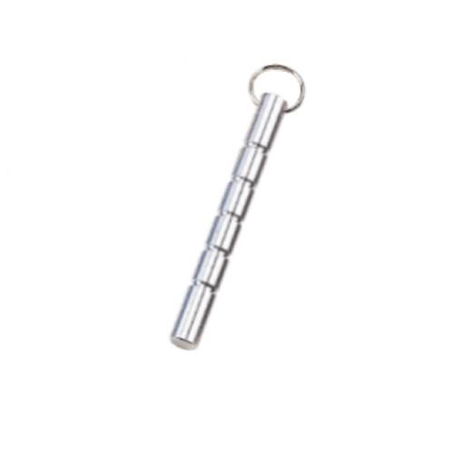 GUNMANSA Kubaton Keyring Silver-4438SR