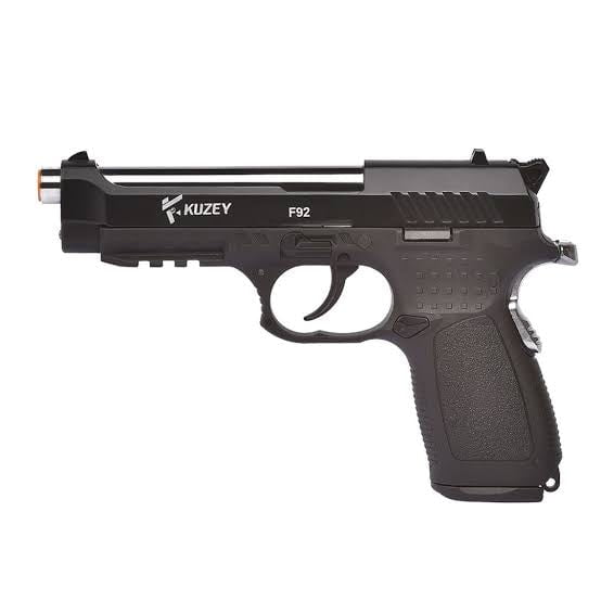 GUNMANSA Kuzey F92 Black Blank/Pepper Gun (Semi Auto/18+1/9mm PAK)