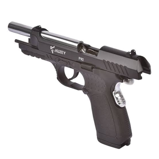 GUNMANSA Kuzey F92 Black Blank/Pepper Gun (Semi Auto/18+1/9mm PAK)