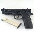 GUNMANSA Kuzey F92 Black Blank/Pepper Gun (Semi Auto|18+1|9mm PAK)