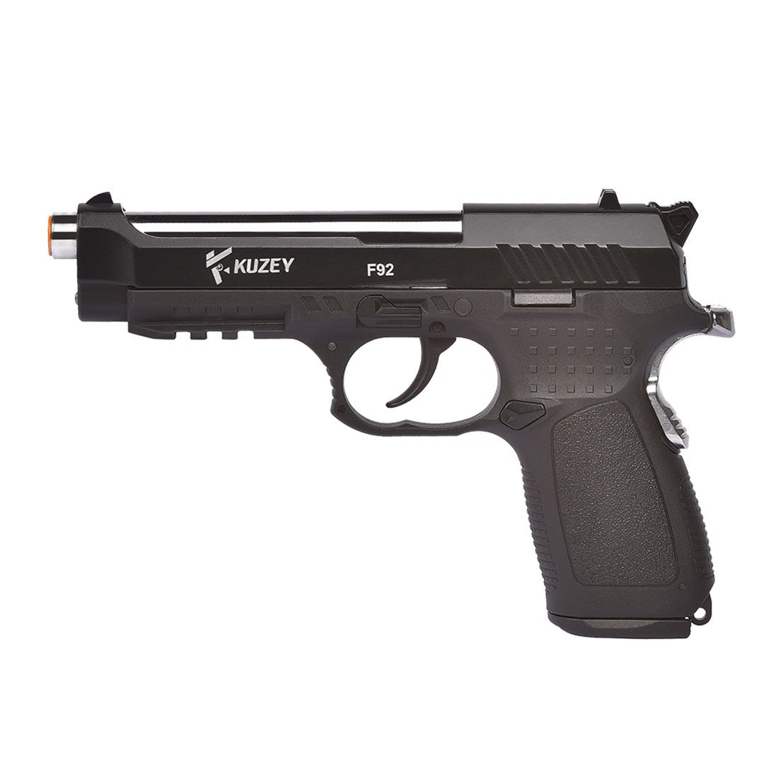 GUNMANSA Kuzey F92 Black Blank/Pepper Gun (Semi Auto|18+1|9mm PAK)