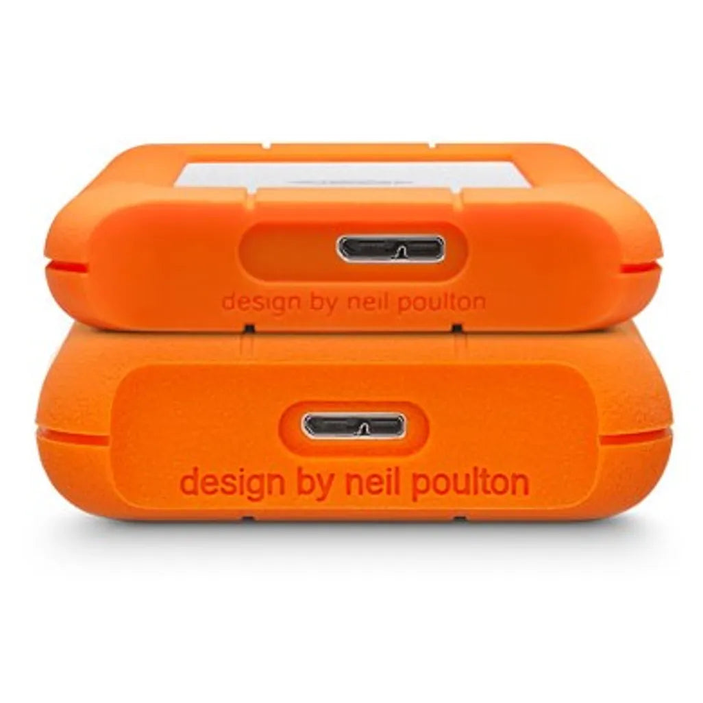 GUNMANSA LaCie Rugged Mini, 4 TB, 3.2 Gen 1 (3.1 Gen 1), 5400 RPM, Orange