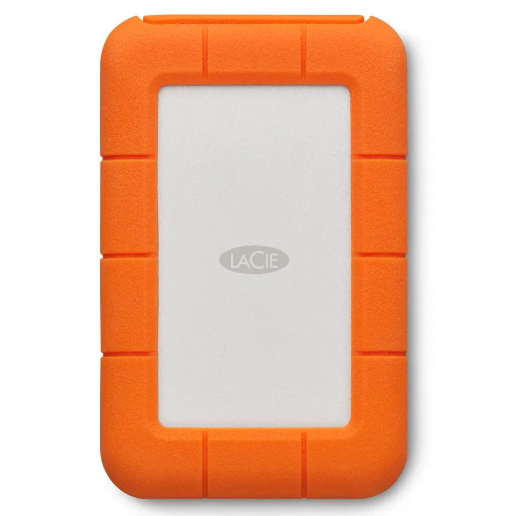 GUNMANSA LaCie Rugged USB-C, 5 TB, 3.2 Gen 1 (3.1 Gen 1), Grey, Yellow