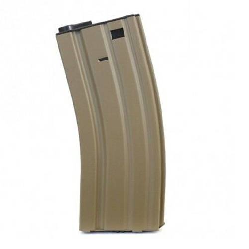GUNMANSA Lancer Tactical LT-01T-MAG-G2 High Capacity 300round Metal Gen2 Magazine - Tan
