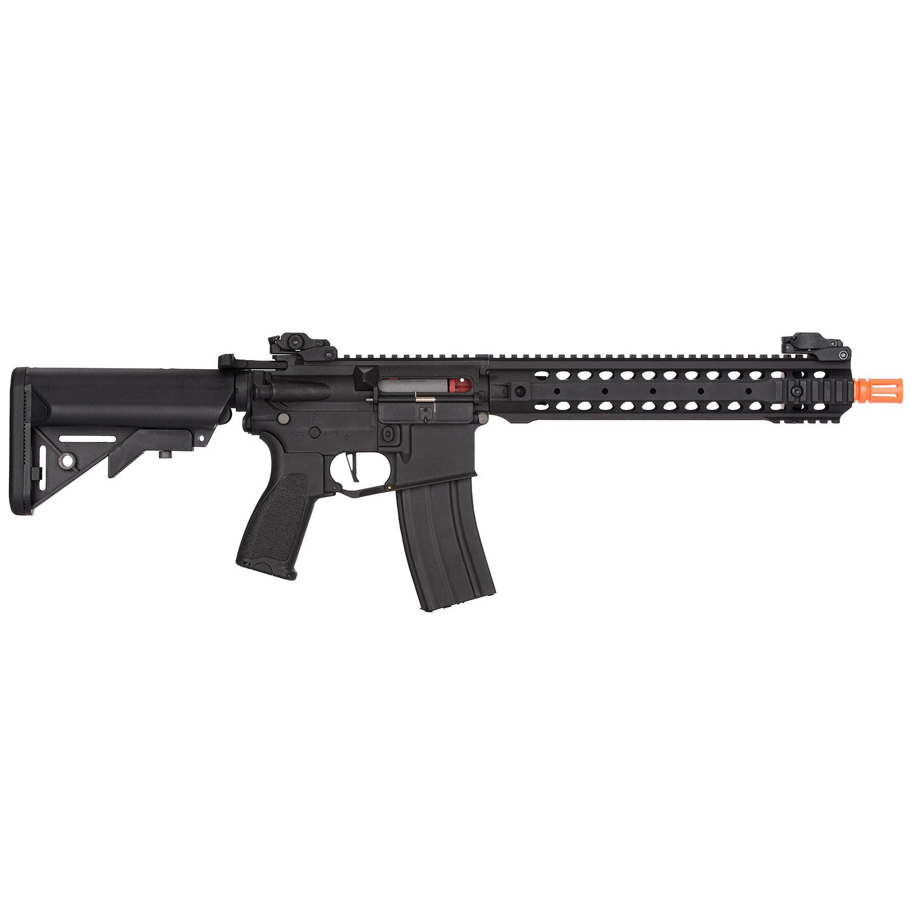 GUNMANSA Lancer Tactical LT-24BA12-G2-E Hybrid M4 Carbine AEG Airsoft Rifle (Black)