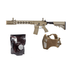 GUNMANSA Lancer Tactical LT-25T-G2 GENERATION 2 M4 SPR "Interceptor"  TAN Combo
