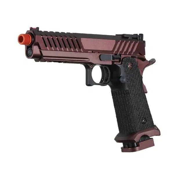 GUNMANSA Lancer Tactical LTX-6BRZ Knightshade Hi-Capa GBB 6mm Bronze/Black Airsoft Pistol
