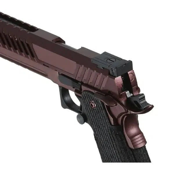 GUNMANSA Lancer Tactical LTX-6BRZ Knightshade Hi-Capa GBB 6mm Bronze/Black Airsoft Pistol