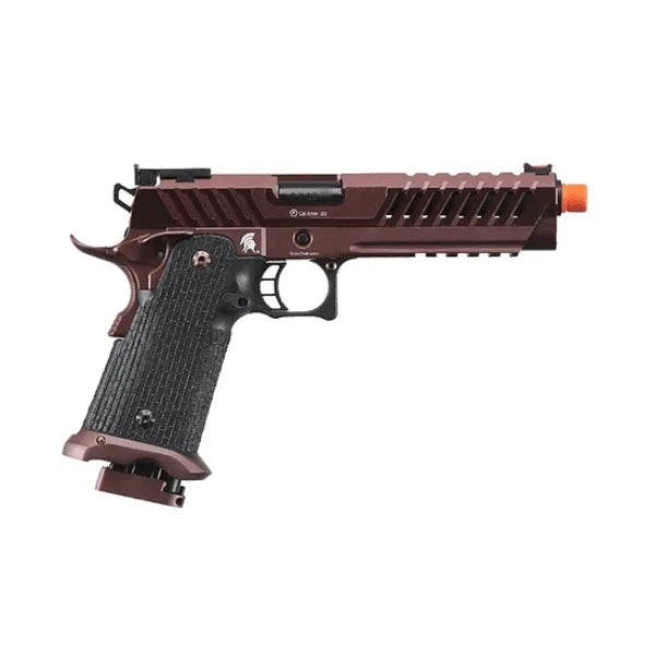 GUNMANSA Lancer Tactical LTX-6BRZ Knightshade Hi-Capa GBB 6mm Bronze/Black Airsoft Pistol