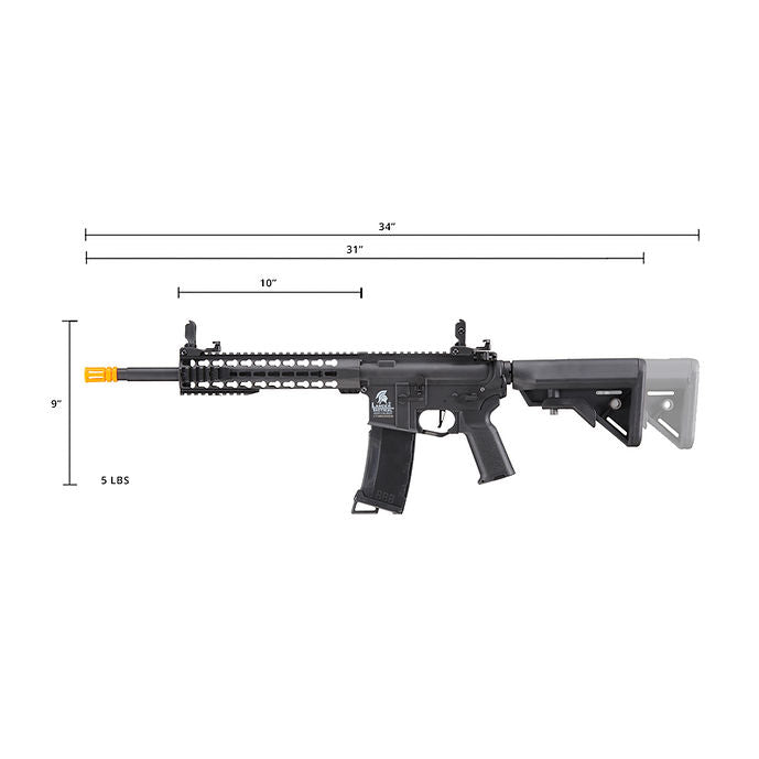 GUNMANSA Lancer Tactical M4 Gen 3 Airsoft Rifle (AEG|Full-Semi Auto|130) LT-19B-G3