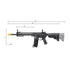 GUNMANSA Lancer Tactical M4 Gen 3 Airsoft Rifle (AEG|Full-Semi Auto|130) LT-19B-G3