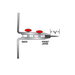 GUNMANSA Lansky Multi Angle Knife Clamp W/soft Grip NL-RCLAMP