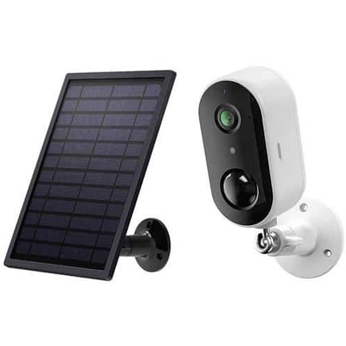 GUNMANSA Laxihub Wireless Outdoor Security Camera & Solar Panel Kit