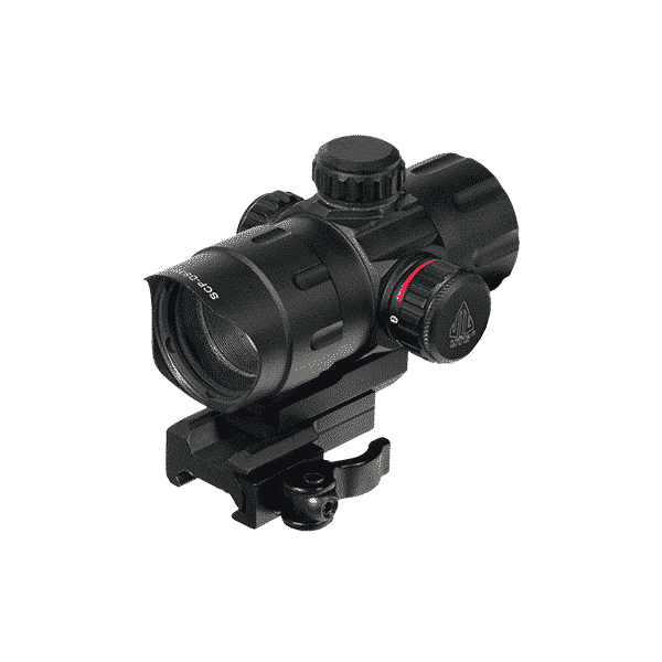 GUNMANSA Leaper UTG 4.2" ITA Red/Green Dot Sight QD Mount SCP-DS3840TDQ