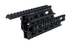 GUNMANSA Leaper UTG Model AK47 Quad Rail Handguard Black - MTU009