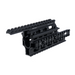 GUNMANSA Leaper UTG Model AK47 Quad Rail Handguard Black - MTU009