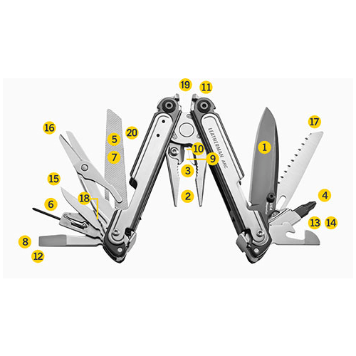 GUNMANSA Leatherman Arc Multi Tool Knife - LM833076