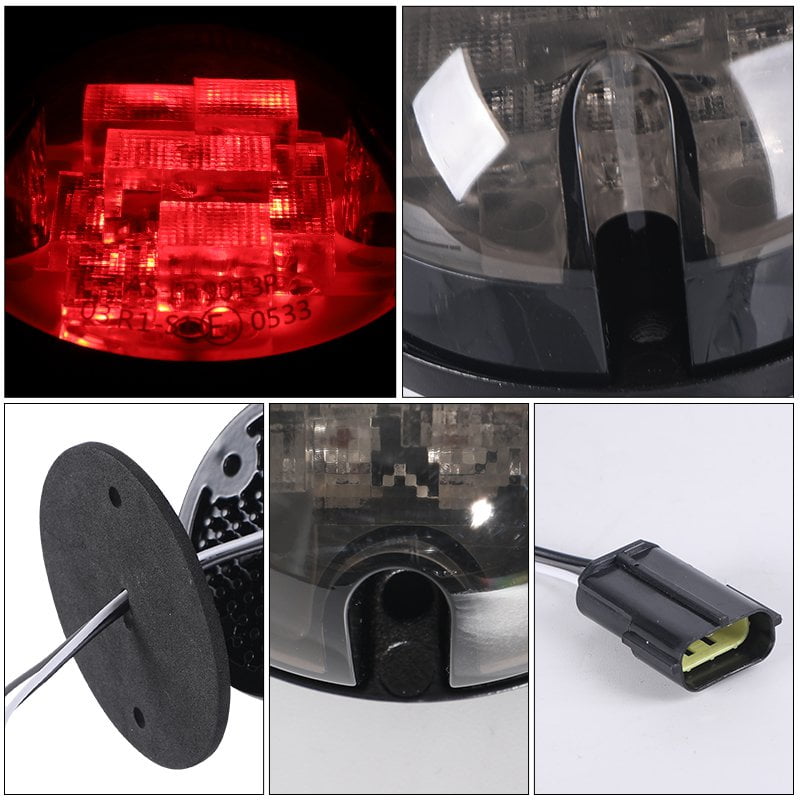 GUNMANSA LED360 73mm 1 Piece Position LED Lamp (Dim Red & Bright Red)