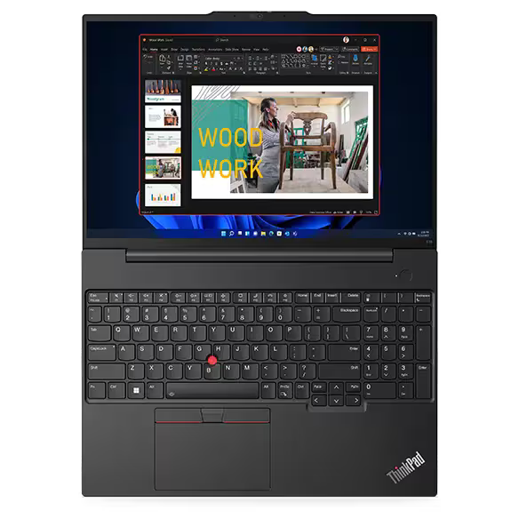 GUNMANSA LENOVO ThinkPad E16 Gen 3 |Ultra 5-225U|BLACK|16'' WUXGA|16GB DDR5|512GB PCIe SSD|3yr OSS|WIN11 Pro