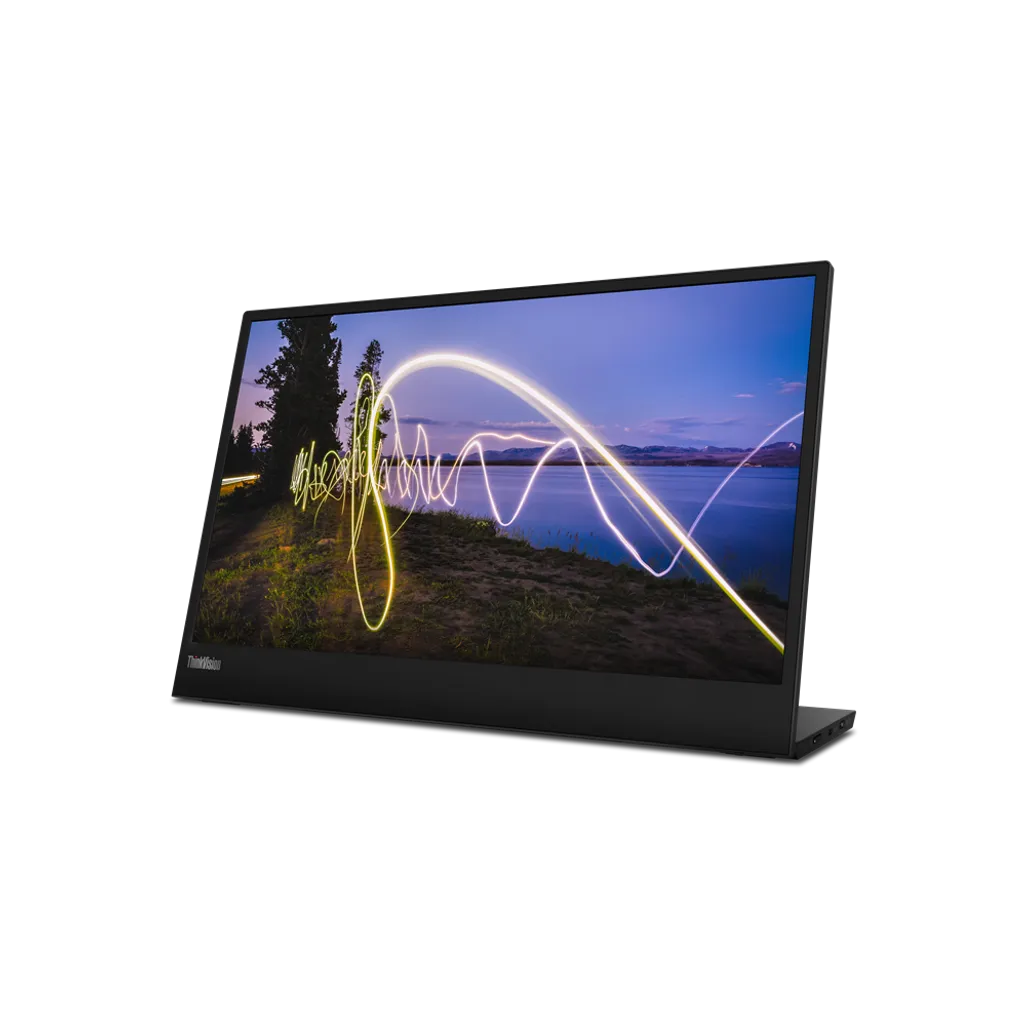 GUNMANSA Lenovo ThinkVision M15, 39.6 cm (15.6"), 1920 x 1080 pixels, Full HD, LED, 14 ms, Black