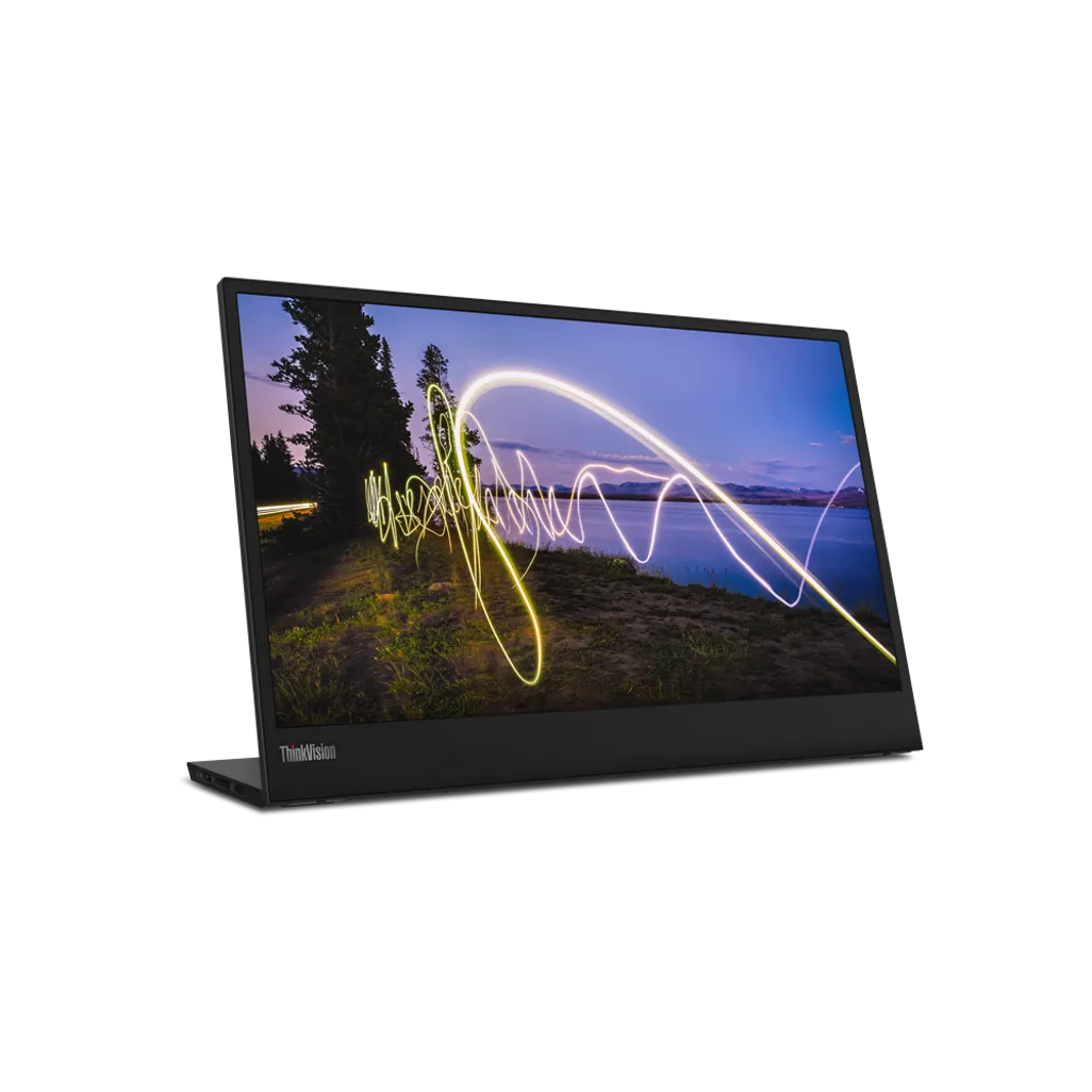 GUNMANSA Lenovo ThinkVision M15, 39.6 cm (15.6"), 1920 x 1080 pixels, Full HD, LED, 14 ms, Black