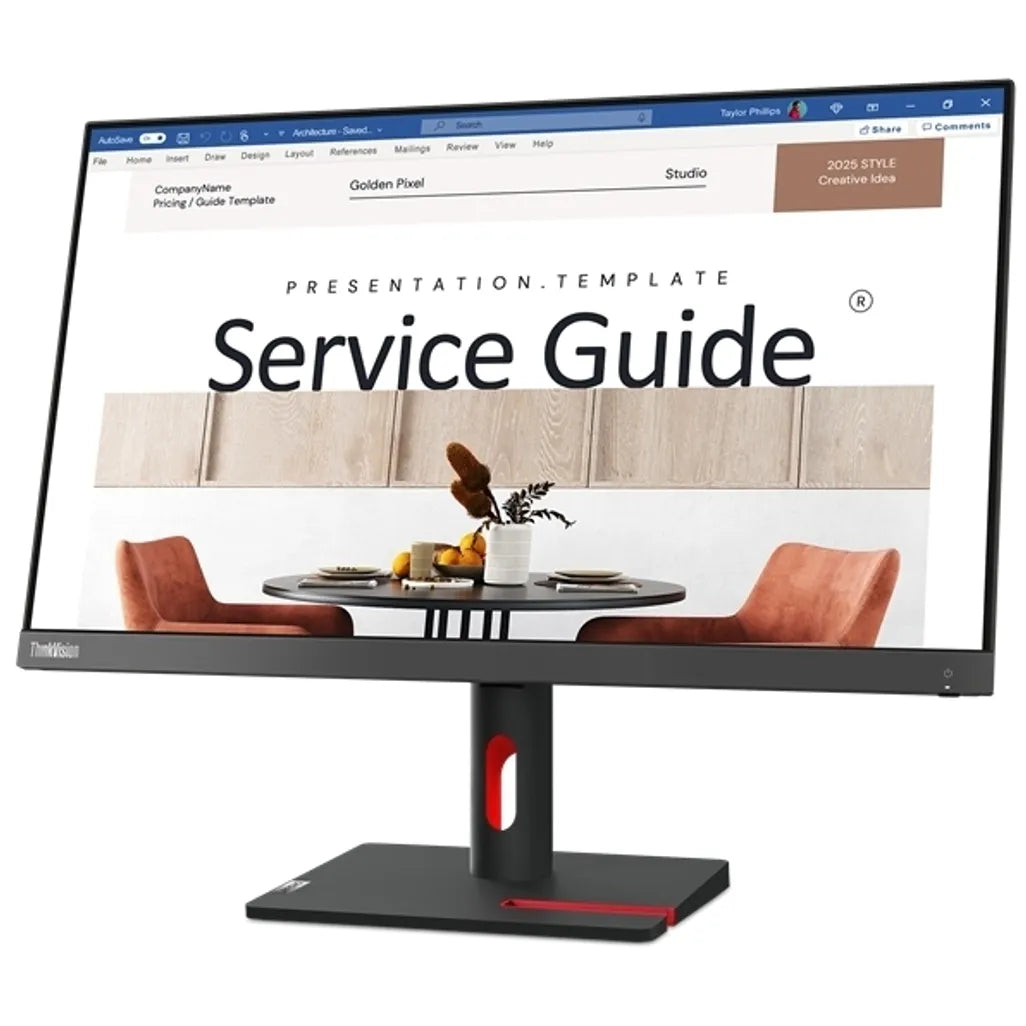 GUNMANSA LENOVO ThinkVision S24i-30|24'' FHD IPS|100hz|Internal Power Supply
