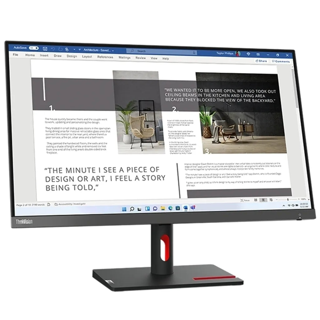GUNMANSA LENOVO ThinkVision S27i-30|27'' FHD IPS|100hz|Internal Power Supply