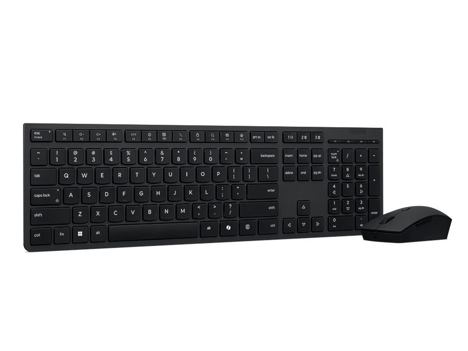 GUNMANSA LENOVO Wireless Professional Rechargeable Combo|US English|AES Encryption|2.4Ghz Unified Dongle & Dual Blutooth|3yr Carry In