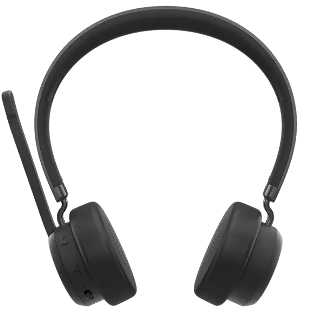 GUNMANSA LENOVO Wireless Stereo Headset - Bluetooth 5.3 with Dual Connection|2yr CI|Up To 60 Hours of Playback