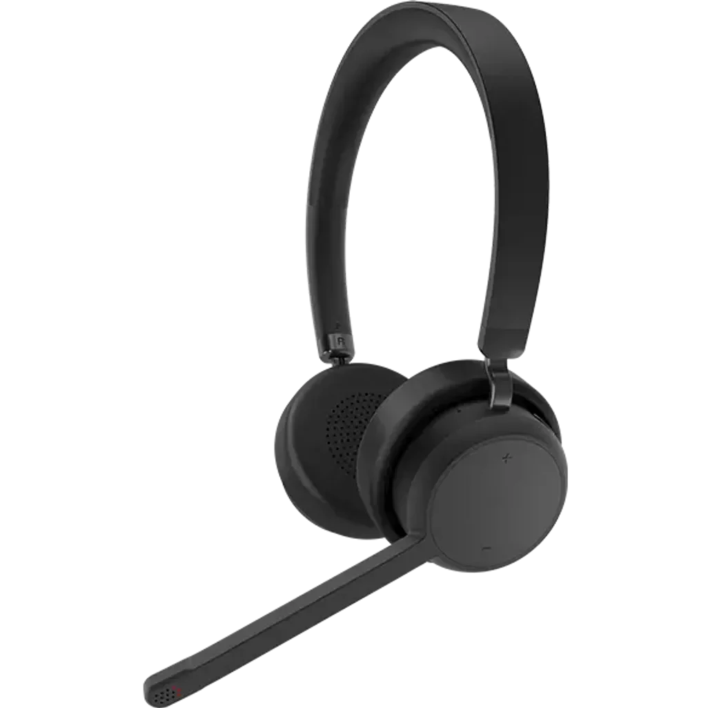 GUNMANSA LENOVO Wireless Stereo Headset - Bluetooth 5.3 with Dual Connection|2yr CI|Up To 60 Hours of Playback