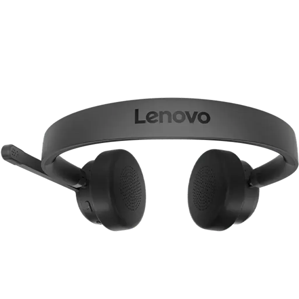 GUNMANSA LENOVO Wireless Stereo Headset - Bluetooth 5.3 with Dual Connection|2yr CI|Up To 60 Hours of Playback