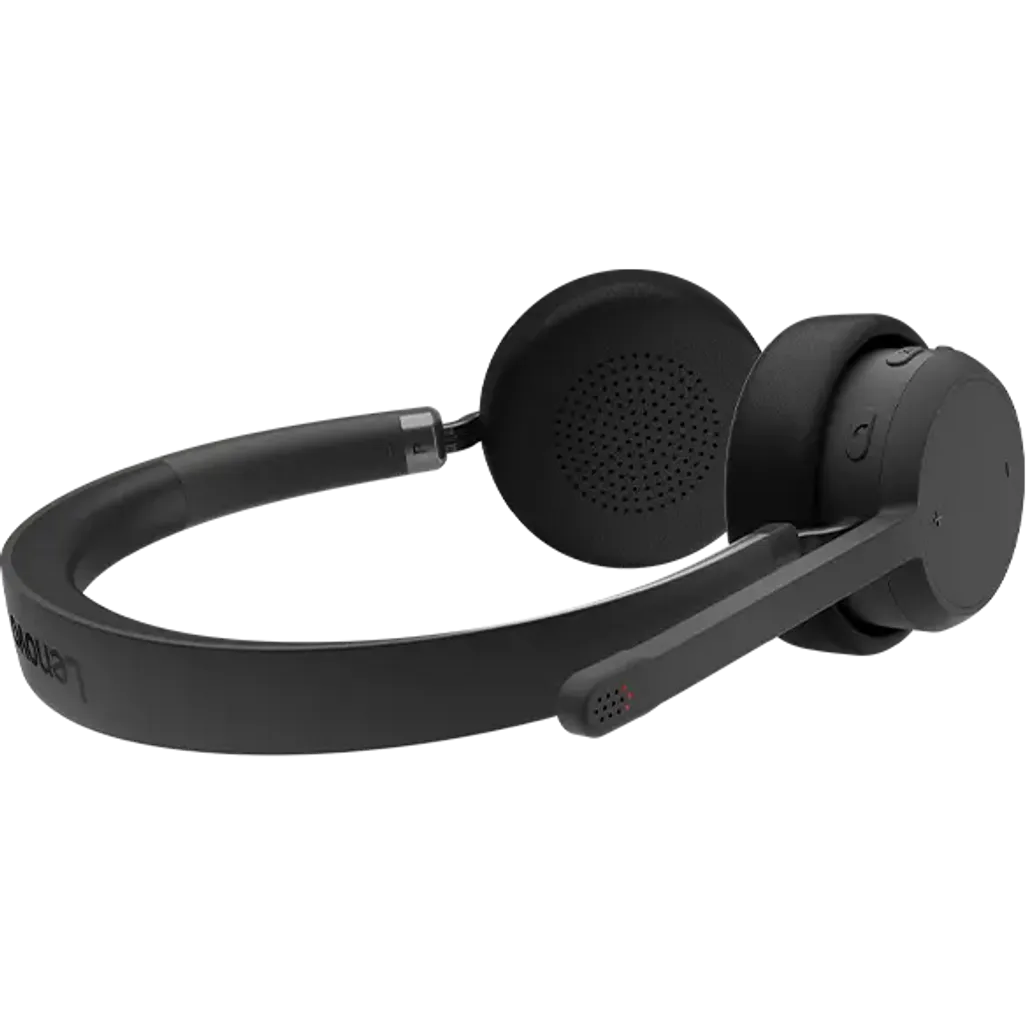 GUNMANSA LENOVO Wireless Stereo Headset - Bluetooth 5.3 with Dual Connection|2yr CI|Up To 60 Hours of Playback